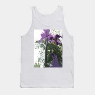 Giant Iris Stalks, photography and digital Tank Top